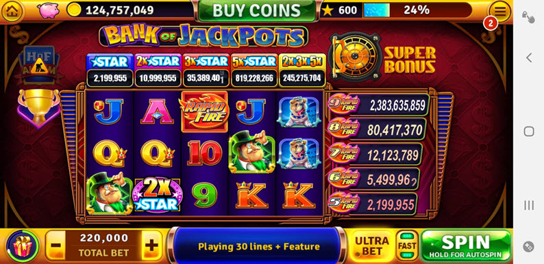 Bank of Jackpots on House of Fun