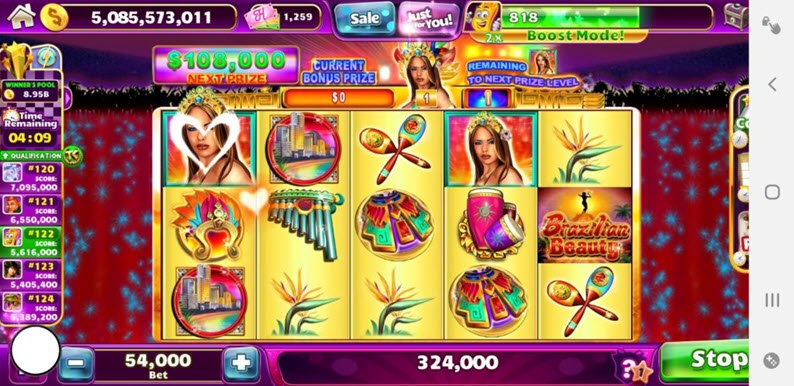 Brazilian Beauty Point During Bonus