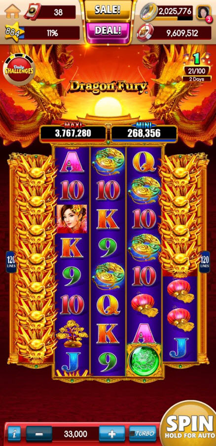 Dragon Fury on My Konami App