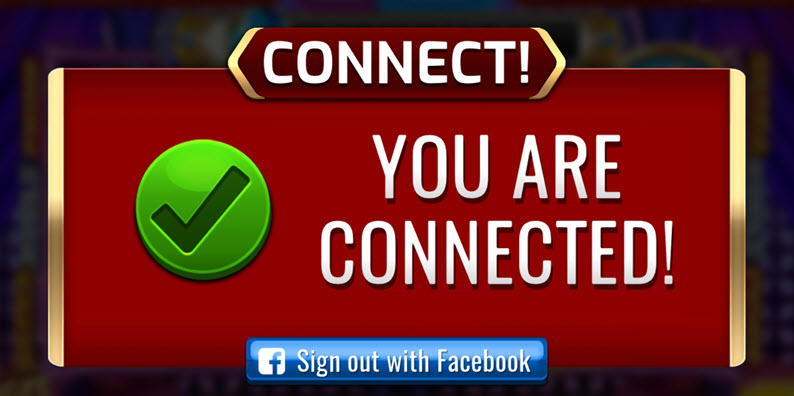 log out screen for my konami app