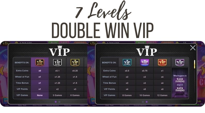 double win vip levels